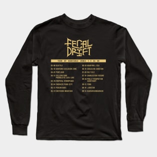 Fecal Drift Tour of Habitable Zones 1, 2, 3A and 3B Long Sleeve T-Shirt